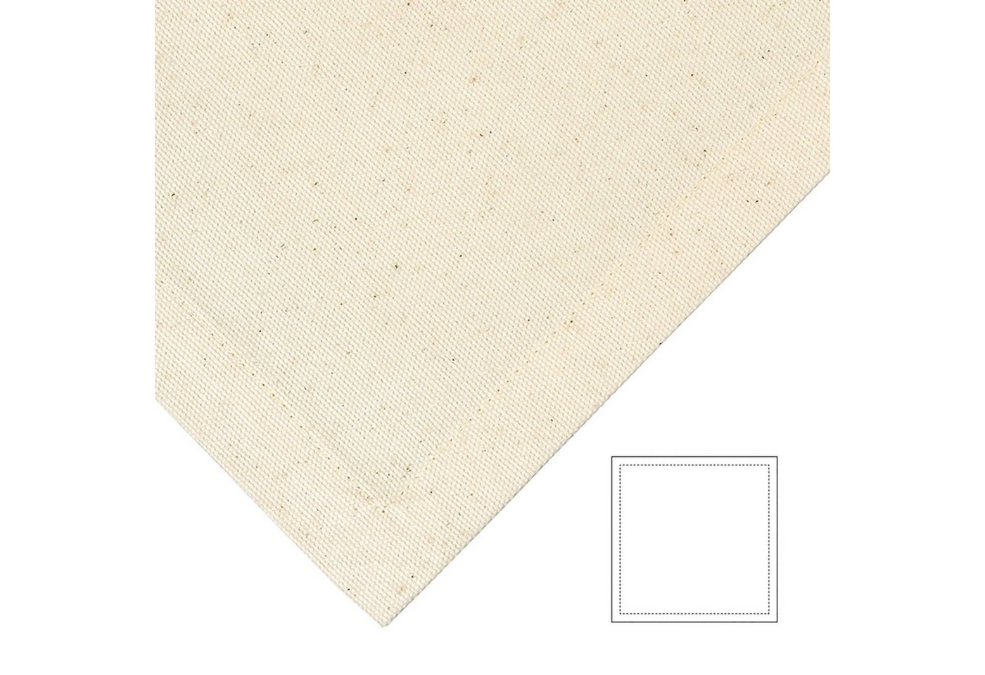 Fink Stoffserviette FINK Serviette Bente - creme - H. 0,2cm x B. 40cm von Fink