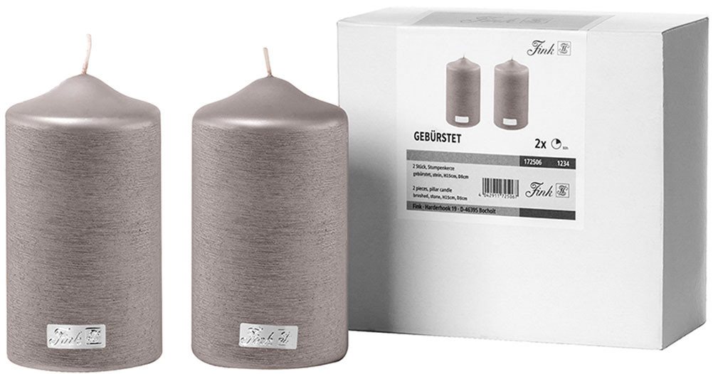 Fink Stumpenkerze CANDLE (Set, 1-tlg) von Fink
