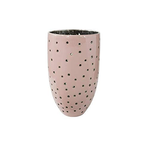 Fink TABITA Windlicht, Keramik, rosa, 13cm von Fink