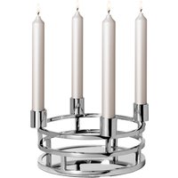 Fink Tablett "MODENA, Spiegeltablett", (1 tlg.), Kranz f. Stabkerzen, Kerzentüllen demontierbar, Ø 28,5 cm von Fink