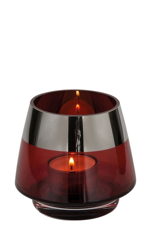 Fink Tafelkerze Fink Teelichthalter JONA DH 11x9 cm rot Windlicht Windlichtglas Fink Tafelkerze Fink Teelichthalter JONA DH 11x9 cm rot Windlicht Windlichtglas von Fink