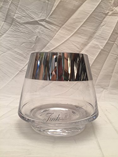 Fink Teelichthalter, Silber, Transparent, 9 Centimeters cm von Fink