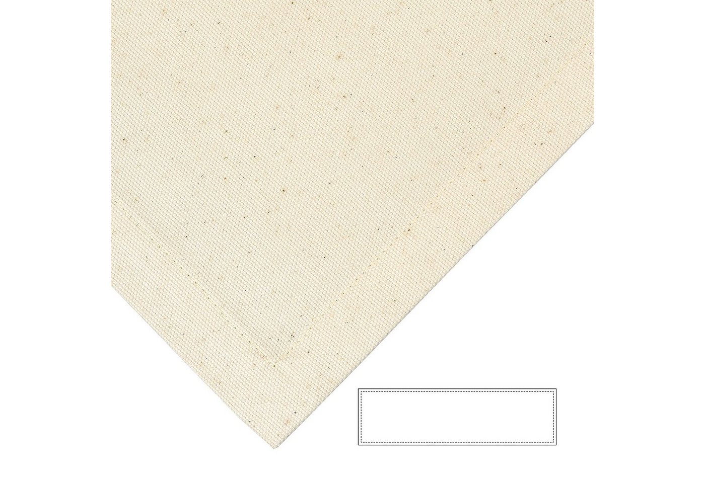 Fink Tischläufer Tischläufer Bente - creme - 100% Baumwolle - B.40cm x T.140cm, bis 40° waschbar von Fink