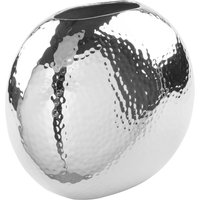 Fink Tischvase "LUNA", (1 St.), Vase, Dekovase aus Eisen, vernickelt, mit länglicher Öffnung von Fink