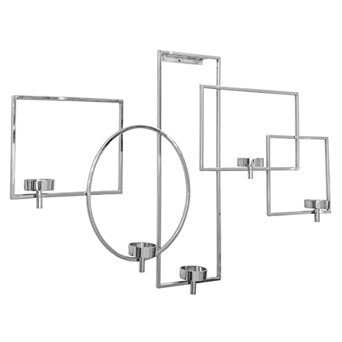 Fink - Wandleuchter, Teelichthalter - Escala - Edesltstahl - Farbe: Silber - 125 x 65 cm von Fink