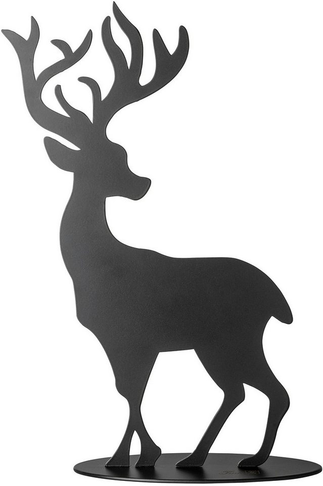 Fink Weihnachtsfigur Hirsch JASPER (1 St), Weihnachtsdeko aus Eisen von Fink