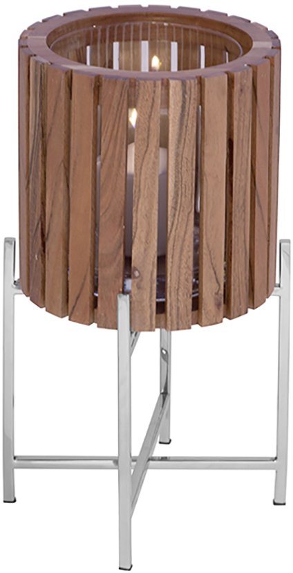 Fink Windlicht BERKLEY, mit Akazienholz von Fink