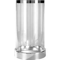 Fink Windlicht "EMPIRE", (1 St.), Silberfarben - Eisen vernickelt mit Glas, Höhe ca. 44 cm von Fink