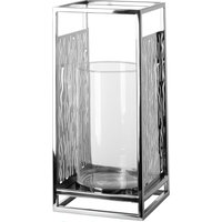 Fink Windlicht "Kerzenhalter NICOSA", (1 St.), aus Edelstahl und Glas, mit ausgestanzten Cut-Outs von Fink