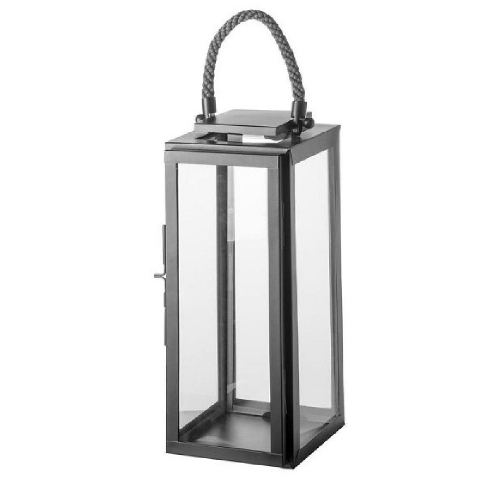 Fink Windlicht Laterne Sevilla Pulverbeschichtet Schwarz (43cm) von Fink