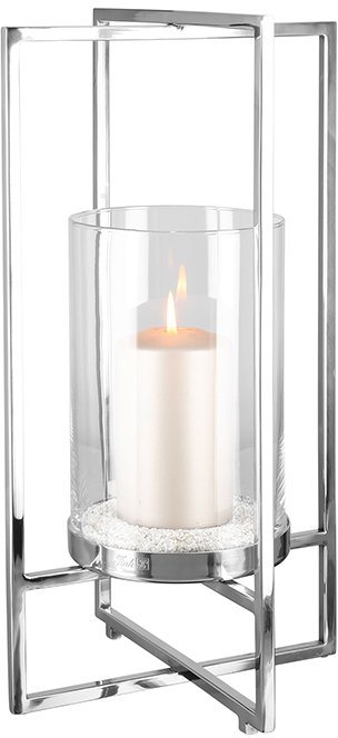 Fink Windlicht NORMAN, Weihnachtsdeko (1 St), aus Edelstahl und Glas, 1-flammig von Fink