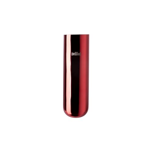 Full Fill, Krug, lackiert, glänzend, rot, L. 8 cm, B. 8 cm, H. 26 cm, D. 8 cm von Fink