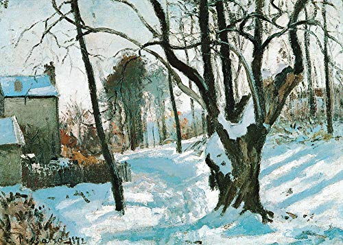 Kunstkarte Camille Pissarro"Louvanciennes (Schneelandschaft)" von Fink