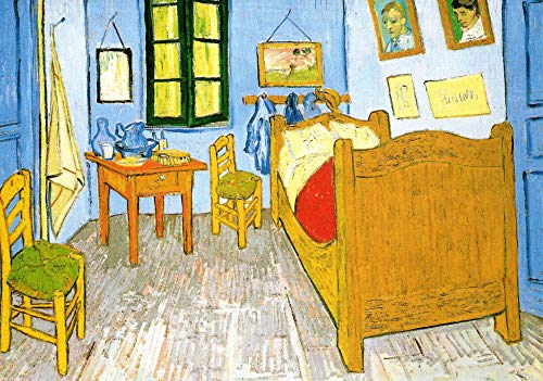 Kunstkarte Vincent van Gogh"Vincents Zimmer in Arles (Ausschnitt)" von Fink