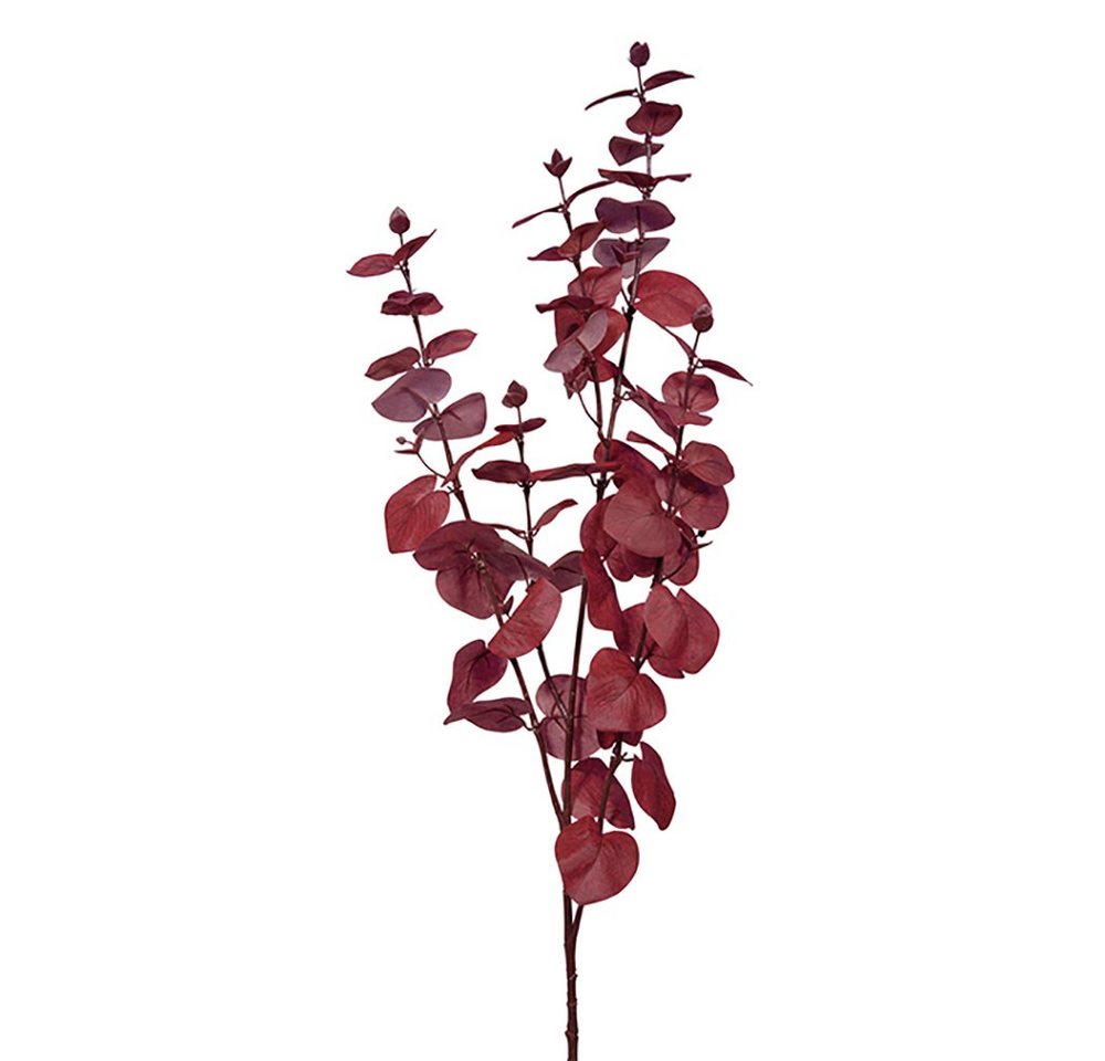 Kunstpflanze FINK Kunstblume Blätterzweig - rot - H. 110cm x B. 10cm, Fink von Fink