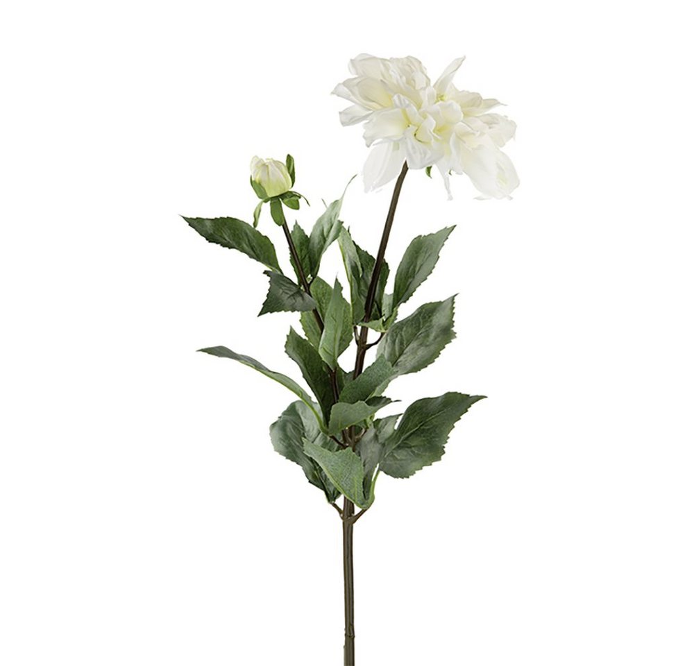 Kunstpflanze FINK Kunstblume Dahlie - weiß - H. 70cm, Fink von Fink