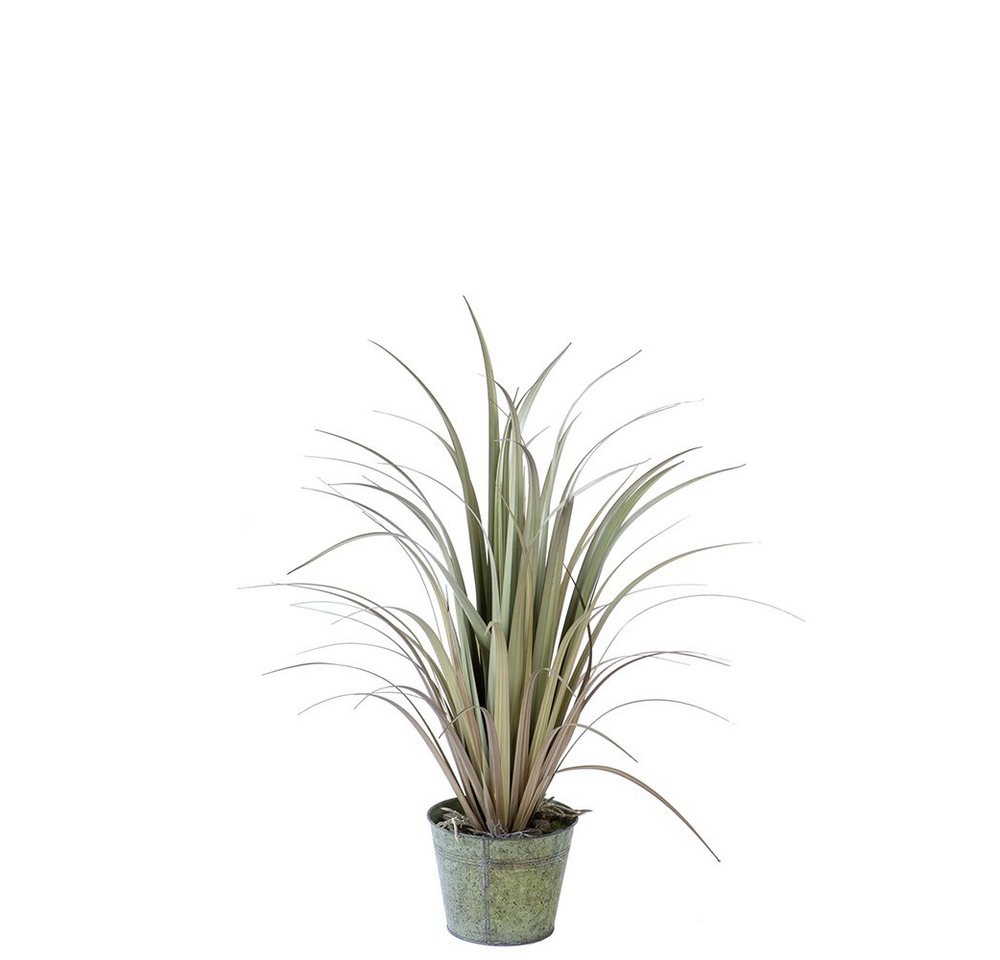 Kunstpflanze FINK Kunstblume Gras - braun-grün - H. 90cm, Fink von Fink