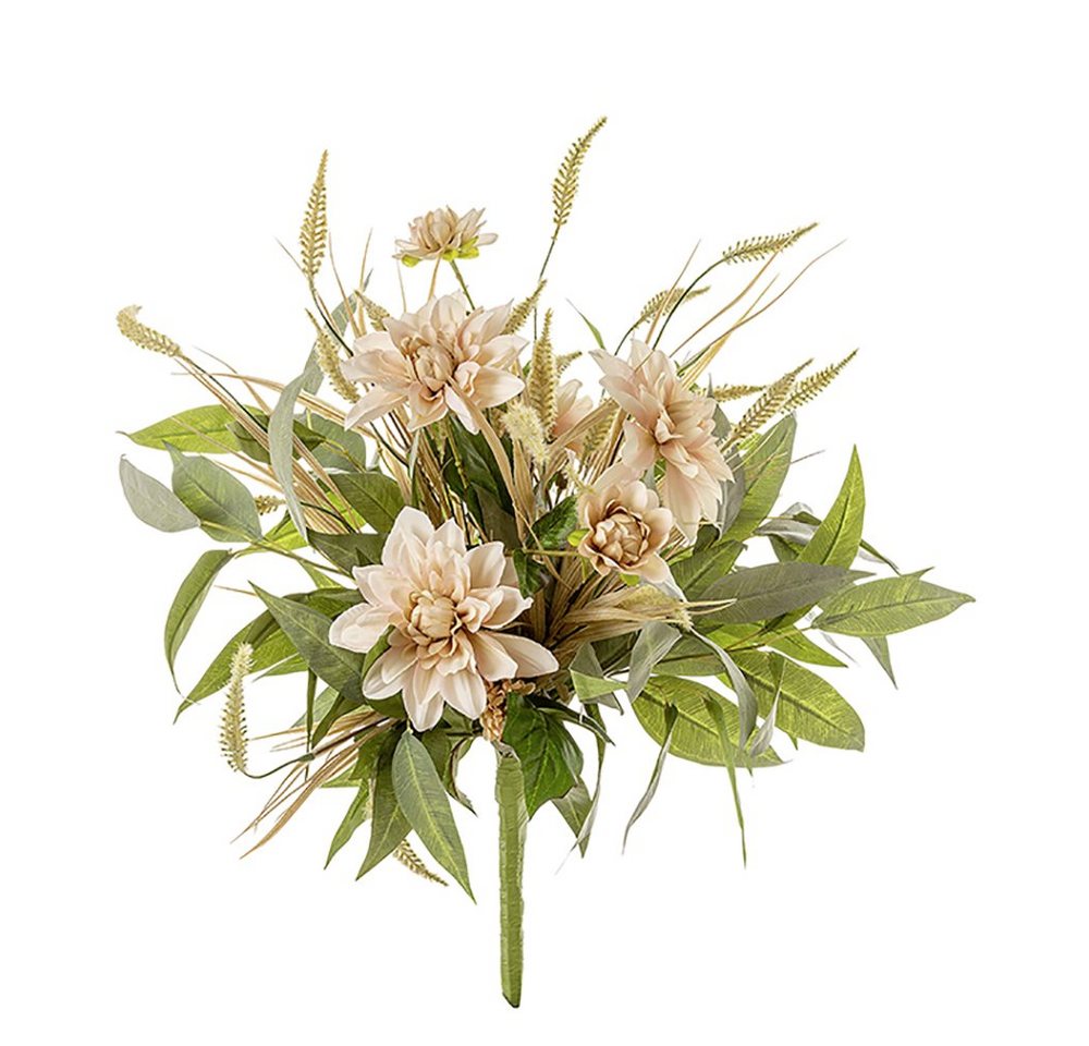 Kunstpflanze FINK Kunstblumenstrauß Esma - grün-rose-weiß - H. 50cm x B. 28cm x D. 30cm, Fink von Fink