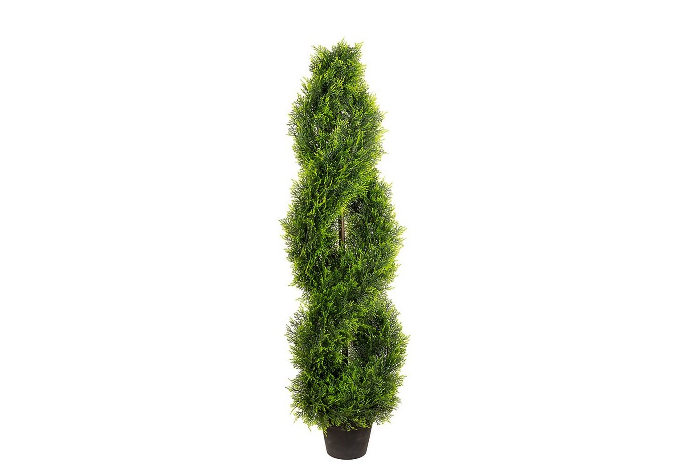 Kunstpflanze FINK Spirale Zypresse - grün - H. 120cm x B. 33cm, Fink von Fink