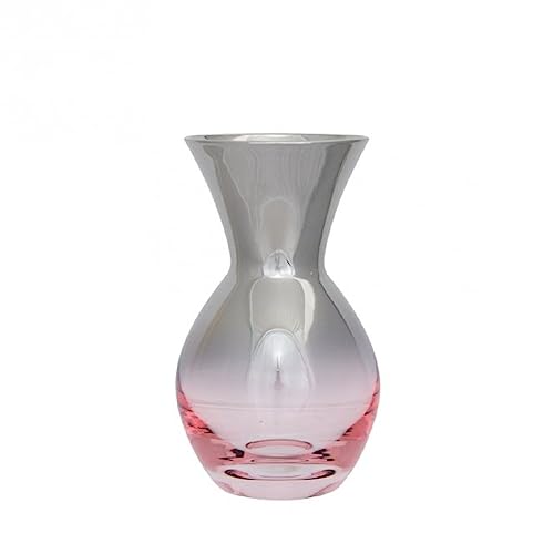 Vase Lee und Penny, Glas - mundgeblasen, silberfarben/rosa, von Fink (unterschiedliche Größen) von Fink