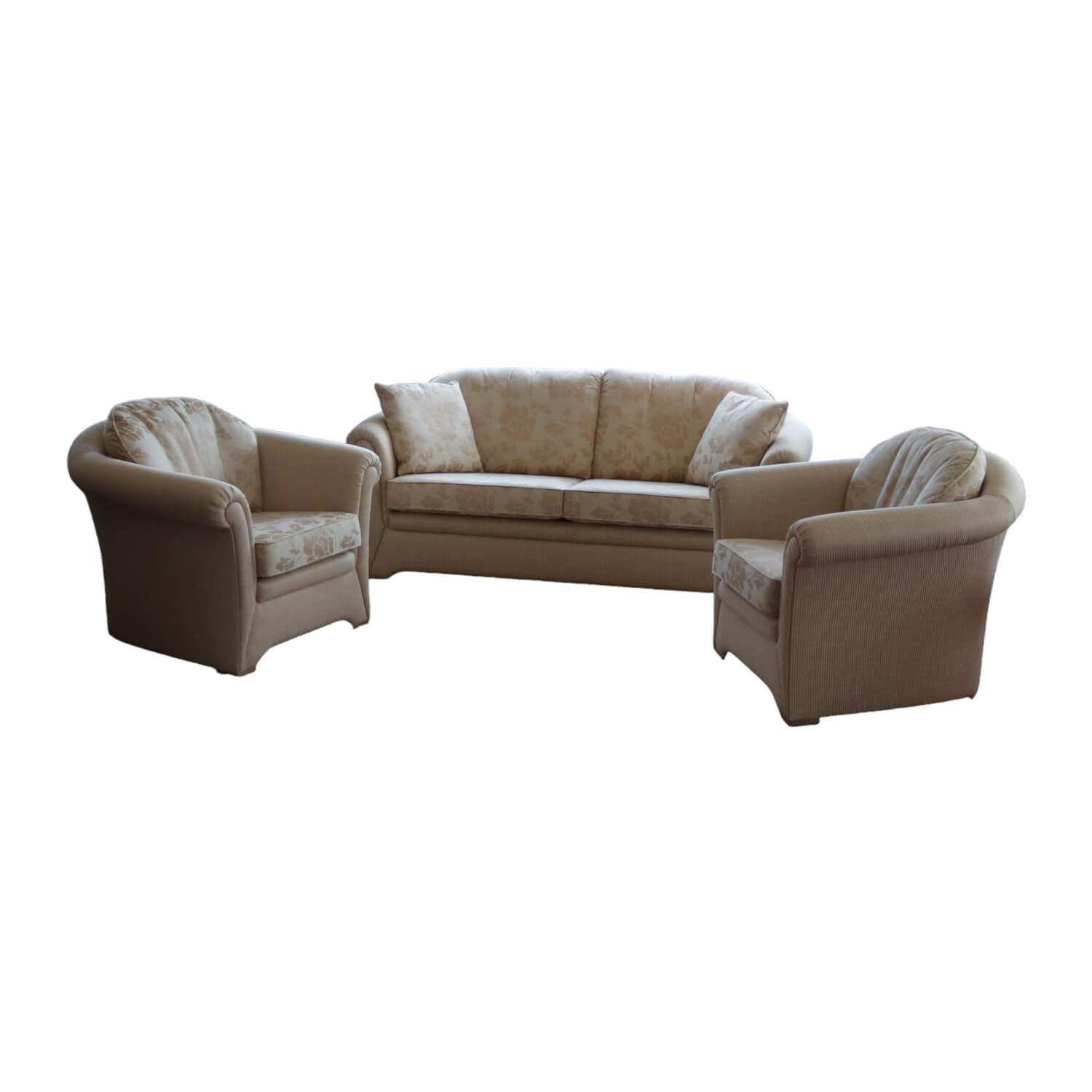 Polstergruppe Cavalli Stoff Sanderson A Beige Füße Massivholz Polstergruppe Cavalli Stoff Sanderson A Beige Füße Massivholz von Finkeldei