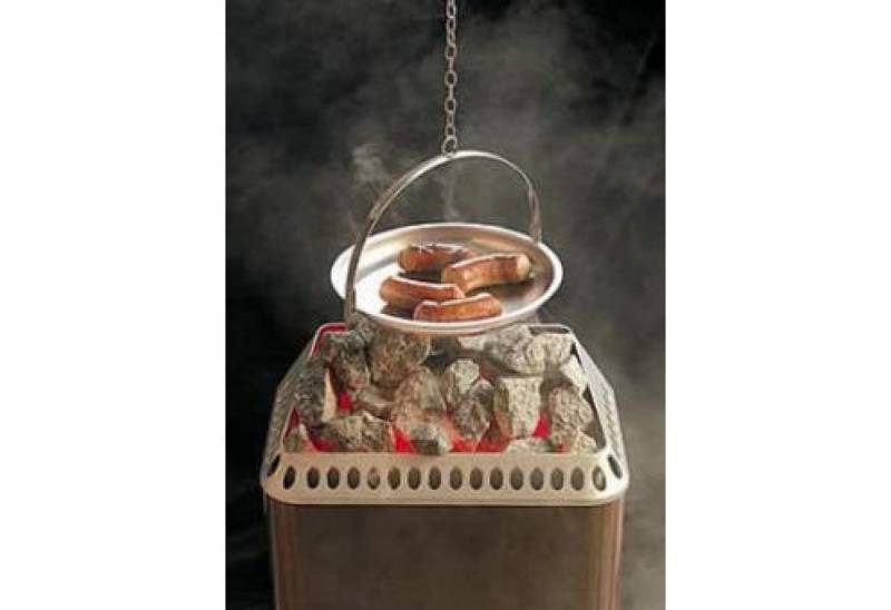Finlax Sauna FINLAX Wurstplatte zum Aufhängen über dem Saunaofen Ø 24 cm von Finlax
