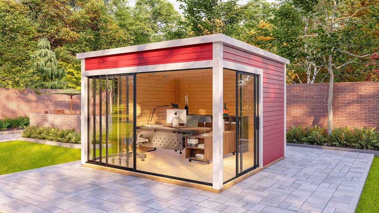 Finn Art Blockhaus Gartenhaus Sydney 36 Holzhaus, BxT: 360x370 cm, mit Fußboden Finn Art Blockhaus Gartenhaus Sydney 36 Holzhaus, BxT: 360x370 cm, mit Fußboden von Finn Art Blockhaus
