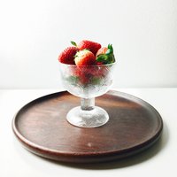 Vintage Nuutajärven Dessertschalen Namens "Miranda" Von Heikki Orvola, 1970Er Jahre, Made in Finland von FinnishVintageOasis