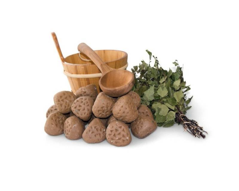 Finnsa® GmbH Saunasteine Saunasteine aus keramischen Kerkesca. 35 Stück. 60 mm Ø. Kugeln, (0 St) von Finnsa® GmbH