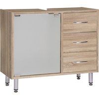 Waschbeckenunterschrank Lana Eiche Sonoma Nachbildung B/H/T: ca. 66x56x29 cm von XXXL
