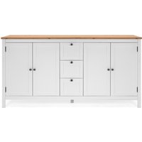 Finori Bergen 51 Sideboard Holzwerkstoff Weiß/Artisan Oak von Finori