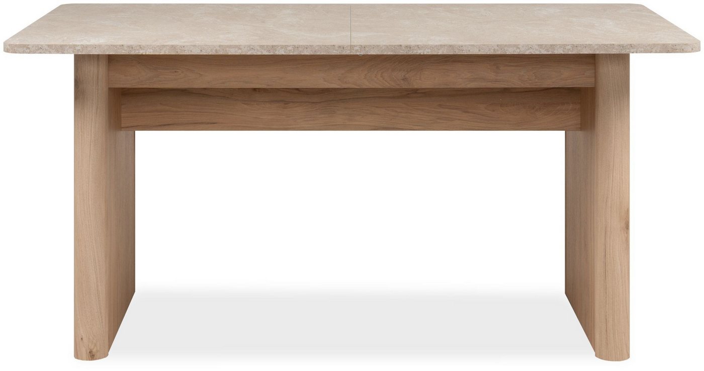 Finori Esstisch, Dekor Sandstein / Jackson Hickory B x H x T ca. 160-200 x 75 x 90 cm von Finori