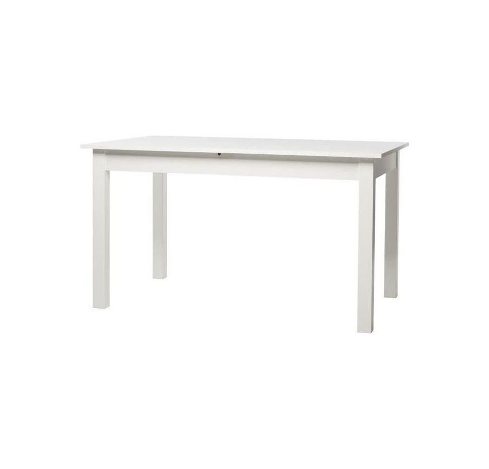 Finori Esstisch »Tisch Esszimmertisch Küchentisch Coburg weiß 140 x 80 cm ausziehbar auf ca. 180 cm« von Finori