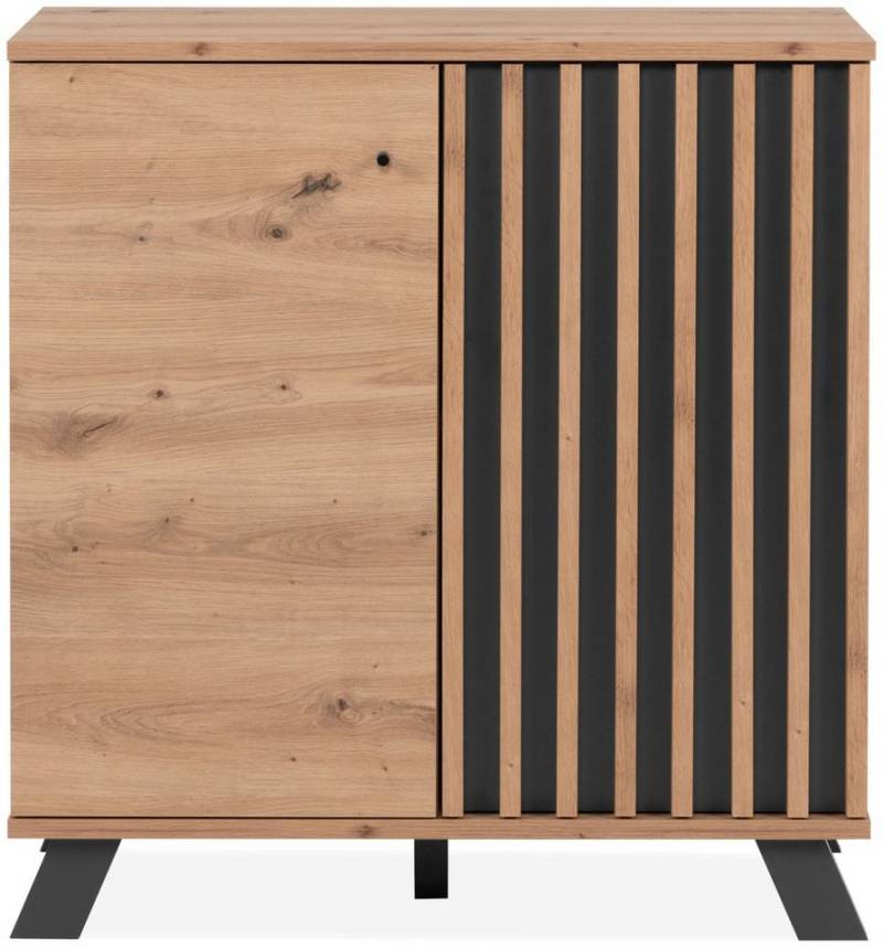 Finori Kommode, Artisan Oak / Anthrazit B x H x T ca. 80 x 85 x 40 cm von Finori