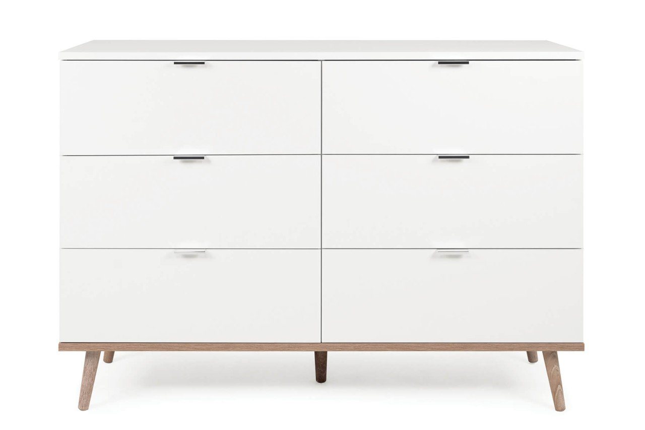 Finori Kommode Göteborg weiß 120 cm Dekor Sonoma Eiche Wohnzimmerkommode Finori Kommode Göteborg weiß 120 cm Dekor Sonoma Eiche Wohnzimmerkommode von Finori