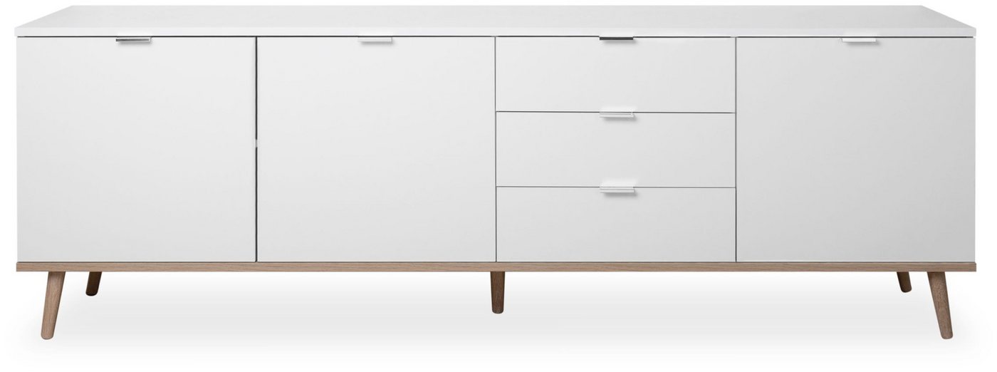 Finori Sideboard, Weiß / Sonoma Eiche B x H x T ca. 200 x 68 x 40 cm Finori Sideboard, Weiß / Sonoma Eiche B x H x T ca. 200 x 68 x 40 cm von Finori