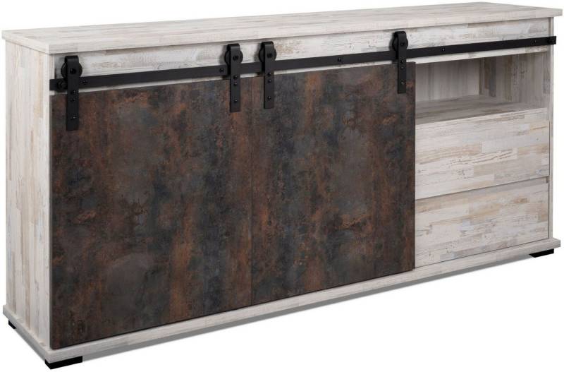 Finori Sideboard Sevilla 51A, Modern Dekor Aratinga Kiefer / Na Pali 180 x 87 x 40 cm Finori Sideboard Sevilla 51A, Modern Dekor Aratinga Kiefer / Na Pali 180 x 87 x 40 cm von Finori