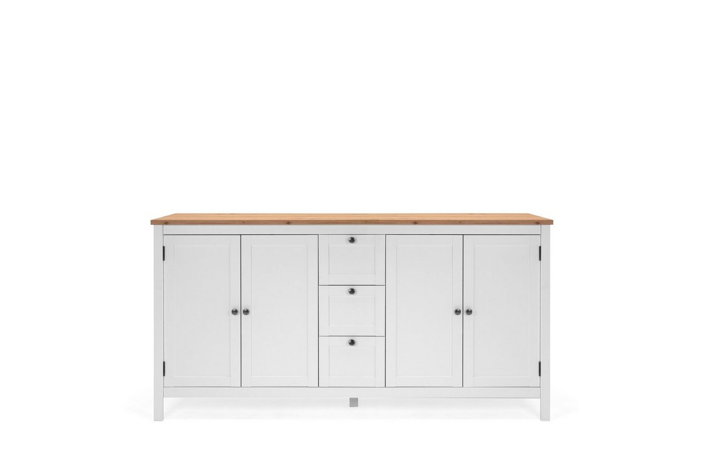 Finori Sideboard Sideboard "Juno", Weiß / Artisan Oak, breit von Finori