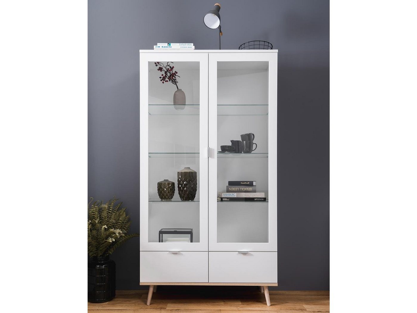Finori Vitrine 100 x 185 x 40 cm (B/H/T) von Finori