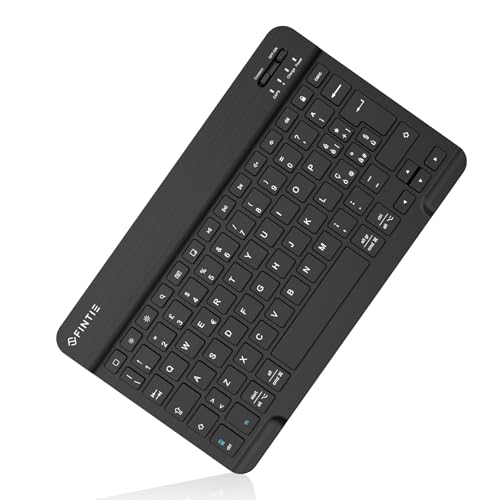 FINTIE Keyboard for 10" iOs Android Tablet (Italian Layout), Black von FINTIE