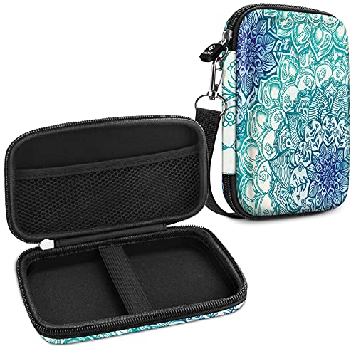 Fintie Tasche für Fujifilm Instax Mini Link 2 / Mini Link - Premium Starke Hartschalen Fotodrucker Tragen Fall Tragetasche Etui für HP Sprocket Plus/Select, Smaragdblau von FINTIE