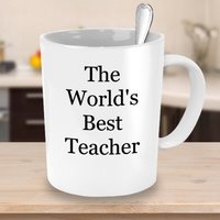 Lehrer Geschenk Tasse, Kaffeetasse, Geschenkidee Lehrer, Kollegin, Ruhestand Geschenk, Geheimer Weihnachtsmann, Weihnachten, Jubiläumsgeschenk von FionaKingstonDesigns