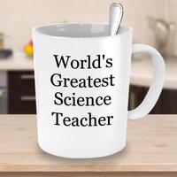 Wissenschaft Lehrer Tasse, Kaffeetasse, Geschenkidee Lehrer, Kollegin, Ruhestand Geschenk, Secret Santa von FionaKingstonDesigns