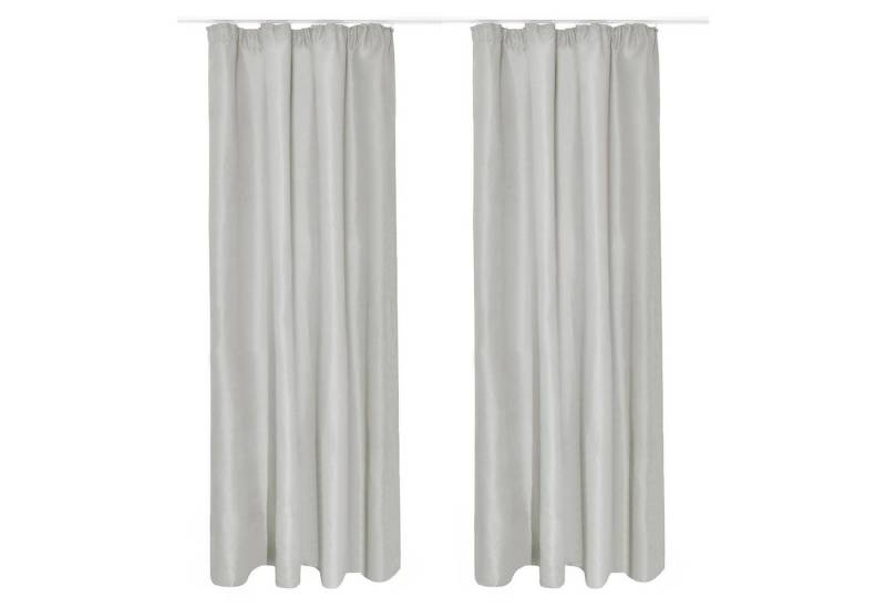 Fiora Gardine Kräuselband Vorhang Blickdicht Sichtschutz Dekoschal Universalband (2 St), Kräuselband, Store von Fiora