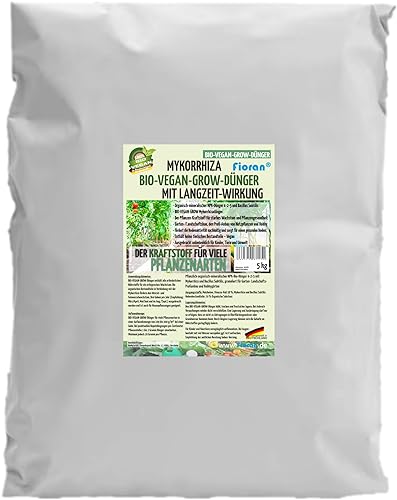 Fioran® Bio Grow 5KG Bodenaktivator mit Mykorrhiza organischer Bio-Vegan Dünger Langzeitwirkung (5) von Fioran