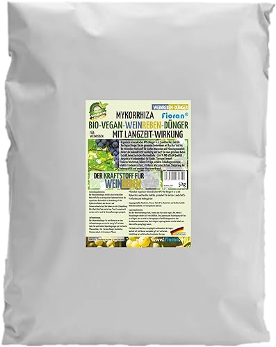 Fioran® Bio Weinreben-Dünger 5 Kg mit Mykorrhiza und Bacillus Subtilis (NPK 4-2-5) von Fioran