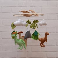 Baby Mobile Dinosaurier. Babypartygeschenk Kinderzimmer Dekor Neugeborenen Geschenk Dino. Krippe von FioriUA