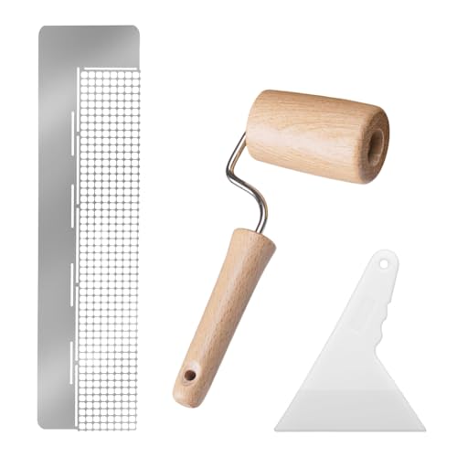 5d Diamond Painting Tools ＆ Accessoires, 3PCS -Strass -Malereiwerkzeuge Zubehör Diamant Gemälde Lineal Edelstahl Diamanten Mesh Lurer Roller for Diamanten Kunst for Erwachsene Anfänger von Fiorky