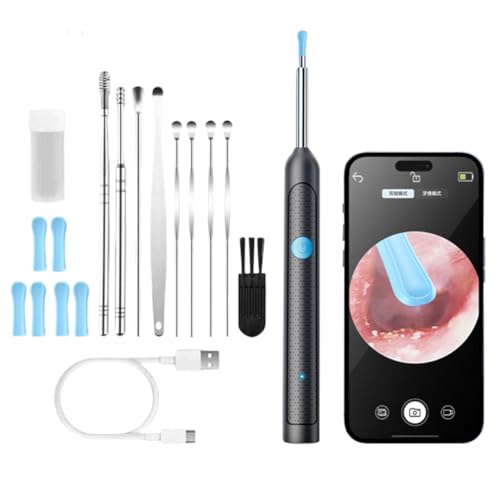 Entfernung von Fiorky Ohrwachs, Smart Visual Ohrreiniger mit Kamera Otoskop -Ohrreiniger wieder aufladbarer Ohrwachsentferner Gesundheitsversorgung Set Entfernung von Fiorky Ohrwachs, Smart Visual Ohrreiniger mit Kamera Otoskop -Ohrreiniger wieder aufladbarer Ohrwachsentferner Gesundheitsversorgung Set von Fiorky