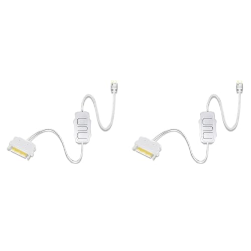 Fiorky 2 Stück SATA auf 5 V 3-poliger ARGB-Mini-Adapter, Controller, SATA-Netzteil, RGB-SYNC-Controller-Adapter for Lüfter-Lichtleiste Fiorky 2 Stück SATA auf 5 V 3-poliger ARGB-Mini-Adapter, Controller, SATA-Netzteil, RGB-SYNC-Controller-Adapter for Lüfter-Lichtleiste von Fiorky